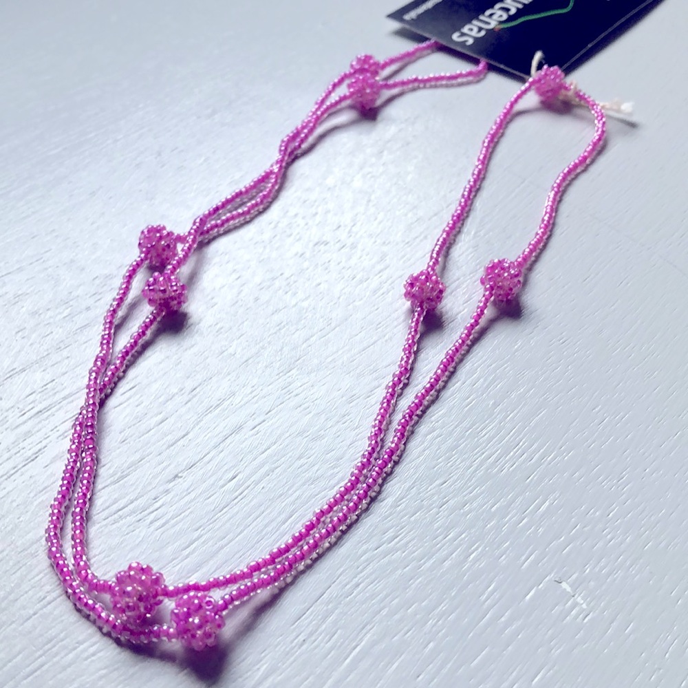 Handmade Beaded Guatemalan Necklace NWT